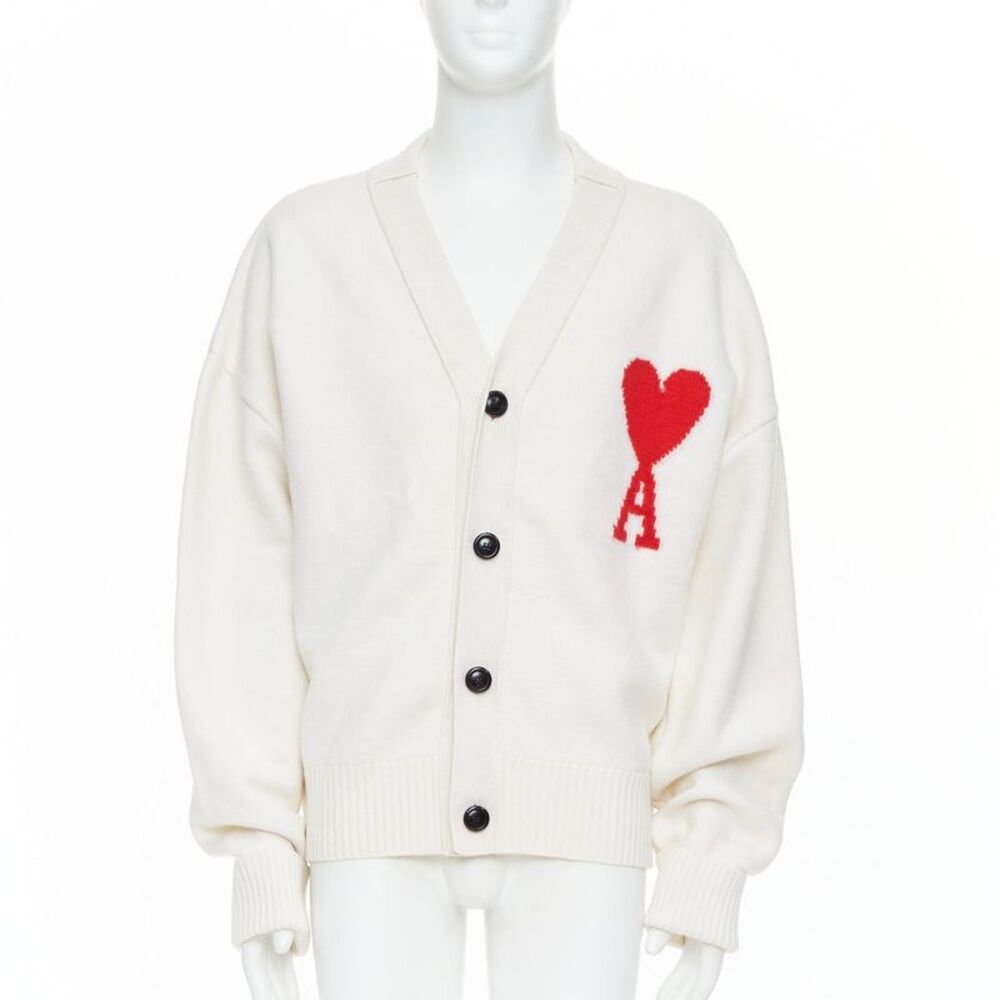Ami De Coeur Wool Buttoned Cardigan